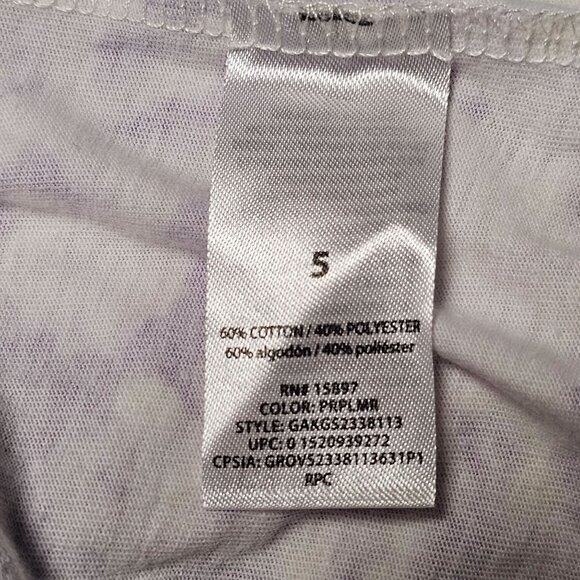 Girls' Size 5T Lot of 3 Summer Outfits / Play Sets - Tie-Dye & Character Prints - Picture 7 of 12